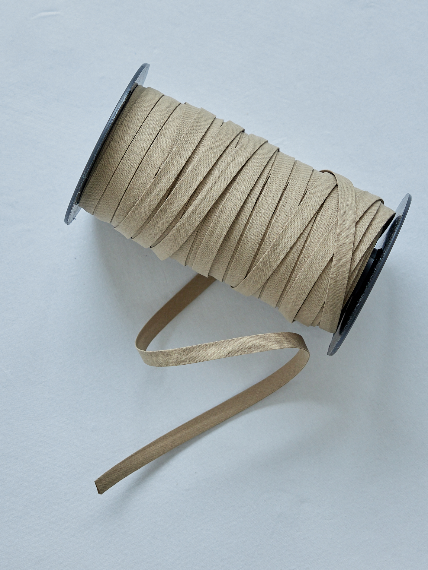 Biais en coton camel longueur 1m