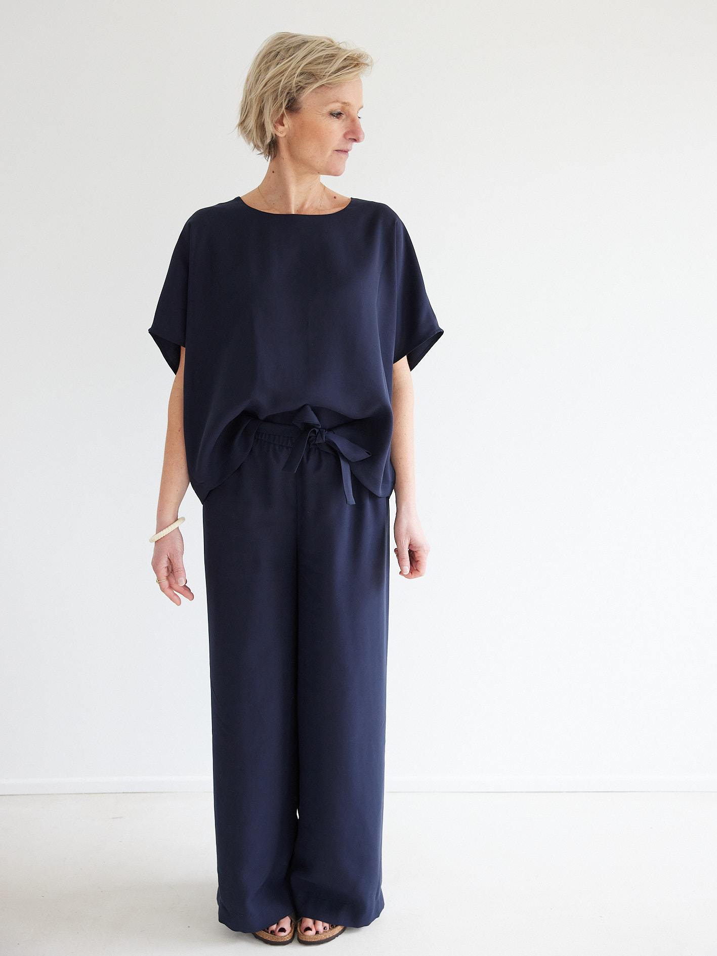 Coupon 2.5m de MODAL BLEU MARINE – Image 3