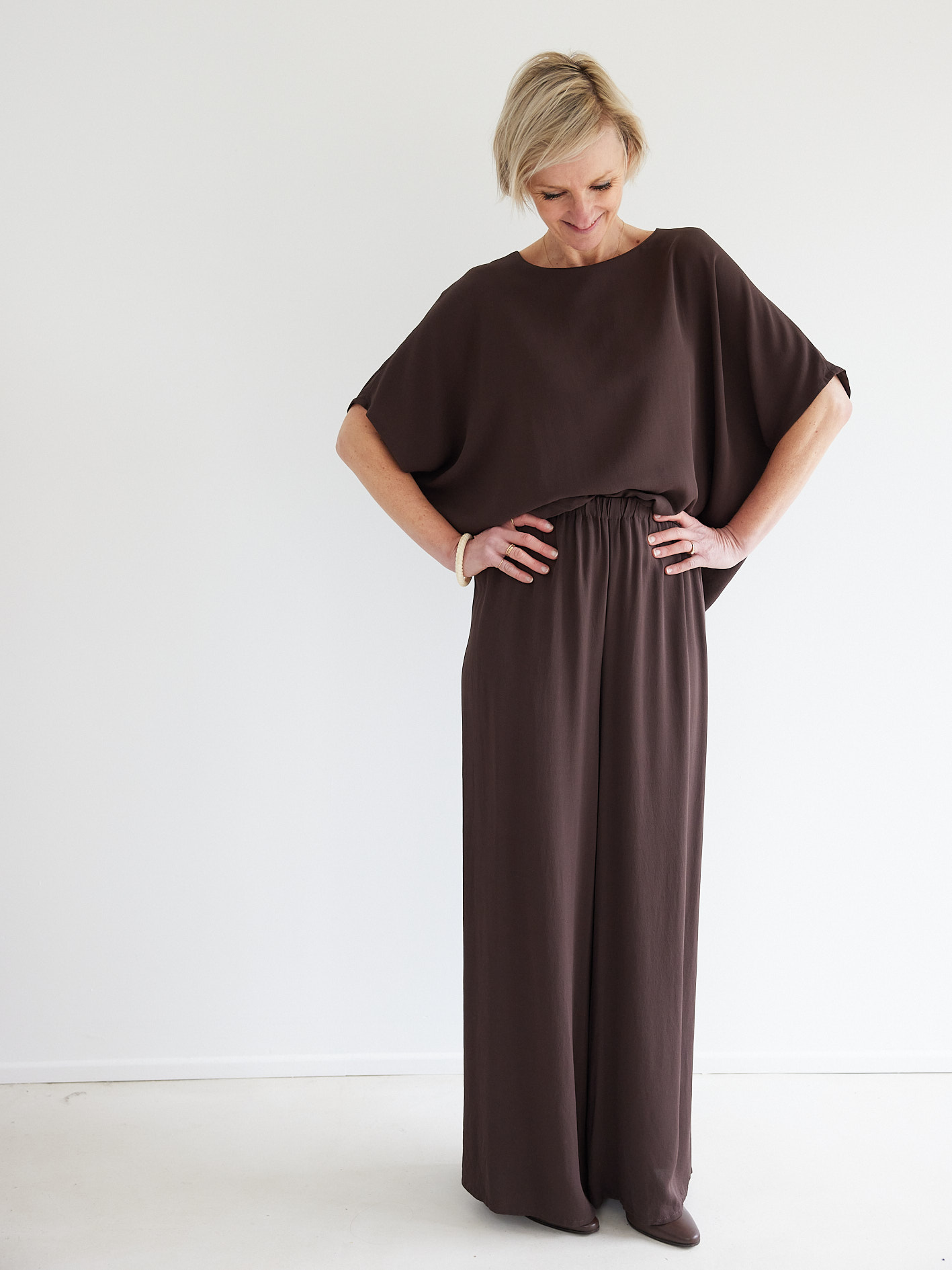 Coupon 2.5m de MODAL MARRON – Image 4