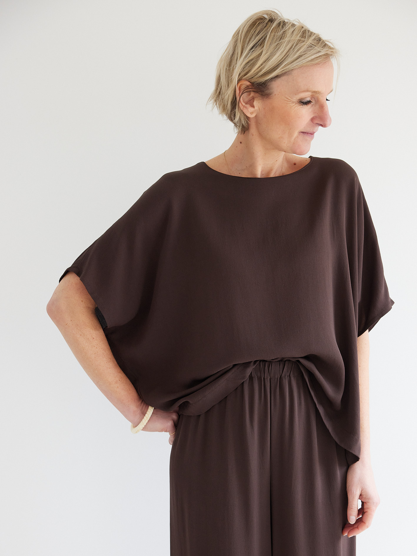 Coupon 2.5m de MODAL MARRON – Image 7