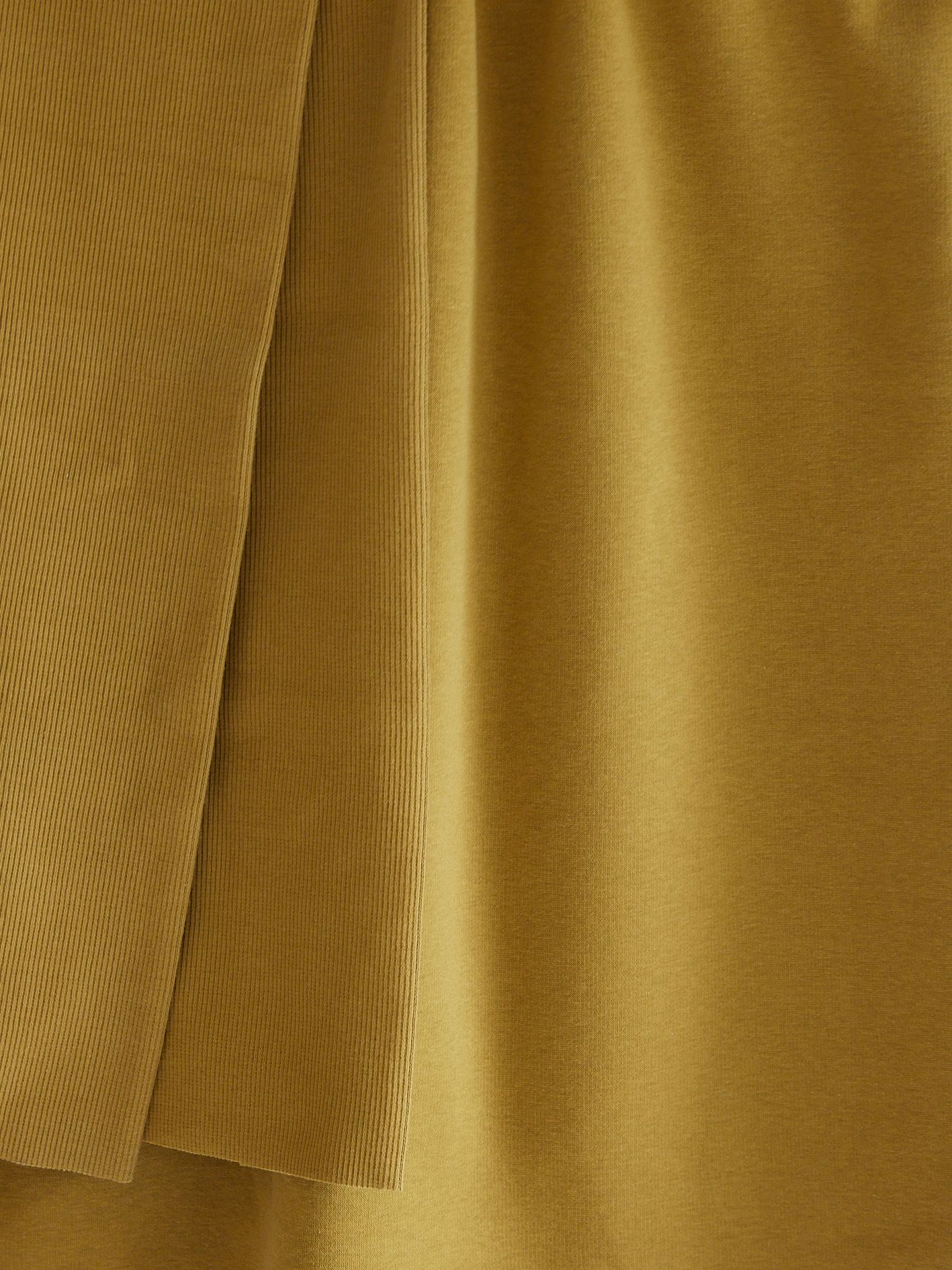 Coupon 1.3m de MOLLETON BRONZE + 0.50m BORD-CÔTES BRONZE