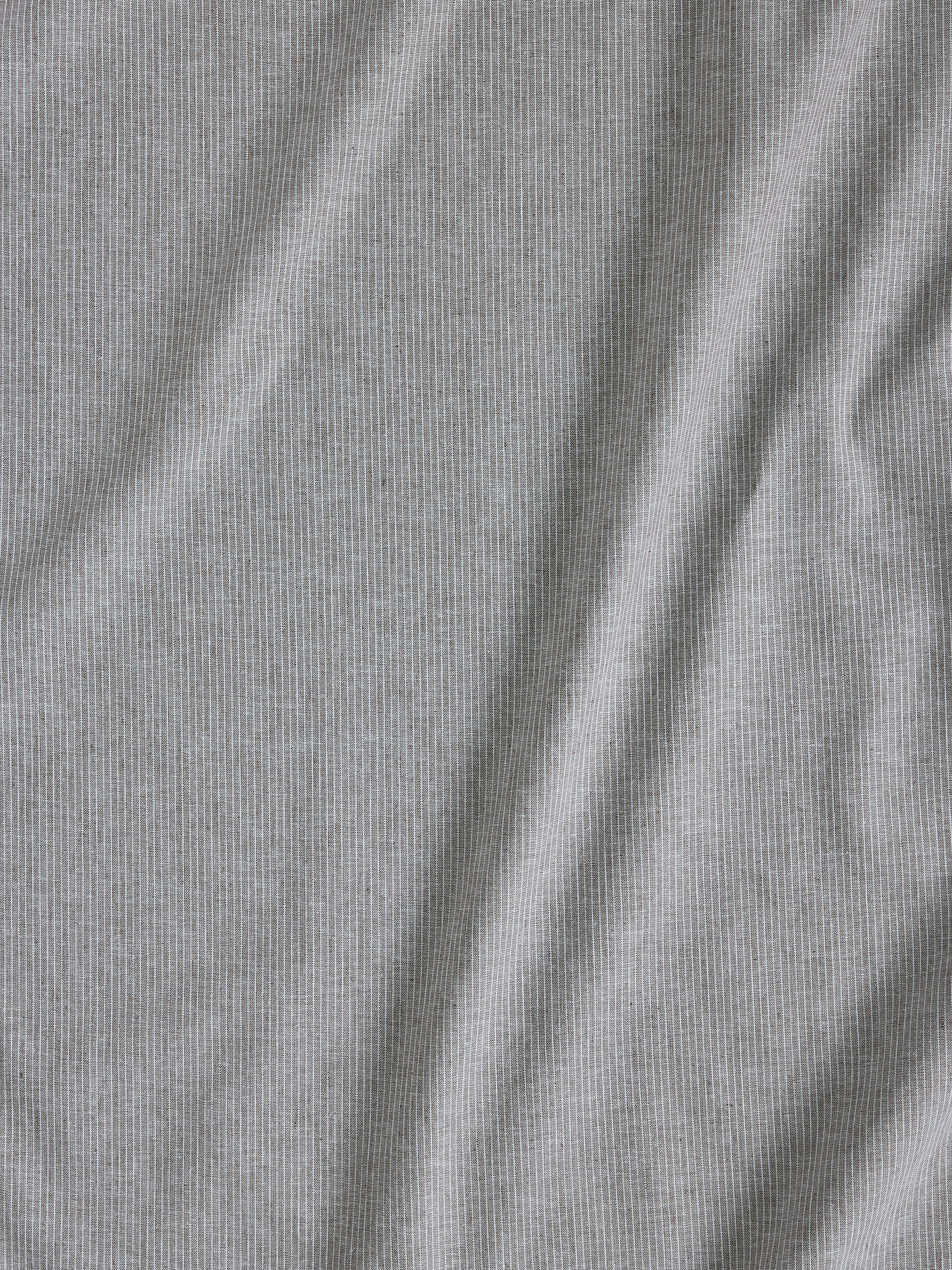 Coupon 2m de LIN/COTON FINES RAYURES MOKA