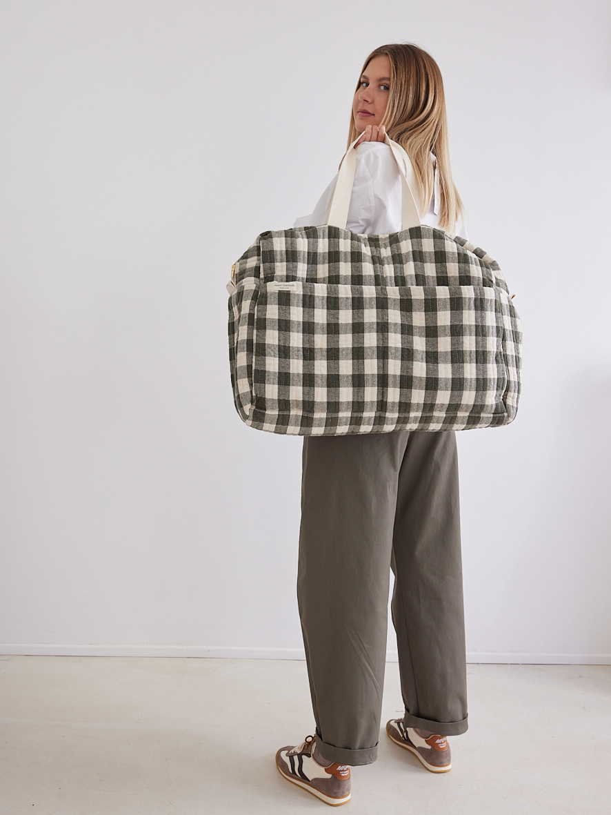Le caba MOOVE format VALISE cabine - cousu marine, camel ou kaki